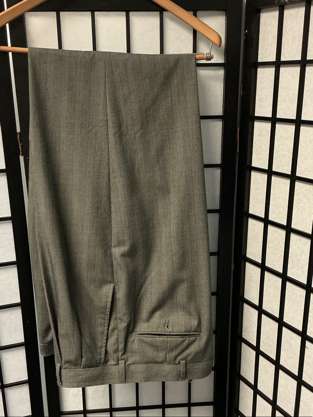 Men's Dress Pants in Olive Gray - Classic Business Trousers